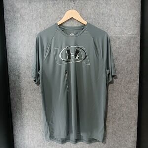 Under Armour UA Velocity 2.0 Graphic SS T-Shirt Men's Medium Grey Loose Fit